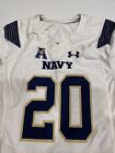 Game Worn Used Navy Midshipmen Football Jersey Usna Naval Academy Ua Sz 40  20