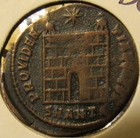 Ancient Roman Coin  317-326 Ad     Crispus  Popular Campgate Reverse  Quite Nice