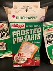1967 Kellogg   s Frosted Pop-tarts Box  with  3 Individual Wrappers   Rare Vintage