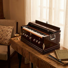 Indian Harmonium 7 Stopper Double Bellow 39 Key Two Reed Harmonium With Bag