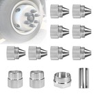 Cone Shaped Parts Sealed End 1 375  X24 Aluminum Stainless Steel Silvery