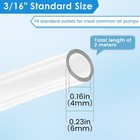 Aquarium Tubing  Airline Tubing  Standard 3 16    Air Hose Clear And Flexible       