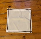 Herm  s Handkerchief In Jacquard Cotton With Hand-rolled Edges