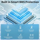 48v 100ah Lifepo4 Lithium Battery 5120wh Deep Cycle Bms For Solar Rv Off-grid