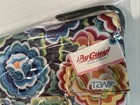 Vtg Tawi Mexican Made Colorful Flower Wrislet Clutch - Wearable Art-cultural