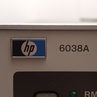 Hp 6038a System Dc Power Supply  200w  0-60vdc 0-10a Output  120vac Input