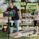 Digital Cornhole Scoreboard With Drink Holder Set  Electronic Scoreboard