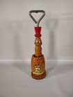 Vintage 1960s Risque Naughty Wooden Bottle Opener Mechanical Gag Gift Pop Up Bar