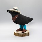 Navajo Folk Art-cowboy Crow  By Ray   Orleen Lansing-native American