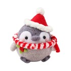 Festive Penguin Needle Felting Kit  Wizardi Diy Wool Craft Kit F07n8-w112