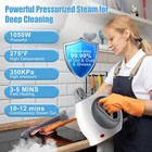 1050w High Temp Steamer Steam Cleaner Handheld With 12 Accessories Multi Purpose