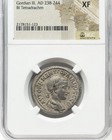 Ngc Xf Huge Tetradrachm Gordian Iii 238-244 Ad  Antioch Roman Empire Silver Coin