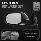Driver Side Mirror - Compatible With 2017-2022 Honda Cr-v - Powered Adjustmen   