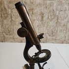 Antique R   J Beck Popular Binocular Microscope As-is No Eye Pieces 