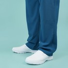 Hawkwell Men s Slip On Lightweight Slip Resistant Comfort Nursing Shoes white   