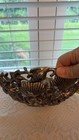 Vintage Silver-plated Decorative Bowl With Ornate Design