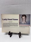1988 Lady Head Vases Collectors Price Guide Paperback Book By Mary Zavada