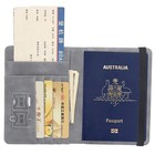 Travel Passport Id Card Wallet Holder Cover Rfid Blocking Leather Purse Case Au