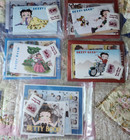 Vintage Betty Boop International Collectors Society Stamp Collection W box