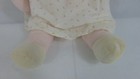 Vintage Eden Plush Sleeping Baby Doll Cloth Prairie Bonnet Dress Blonde 15   