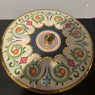 Beautiful Floral Vintage Round English Tin Container With Lid