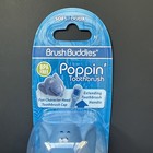 Brush Buddies Elephant Poppin Haily  Kids Toothbrush Blue Bpa Free Soft Sealed 