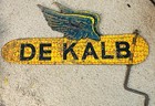 Vintage Dekalb Flying Ear Of Seed Corn Farm Advertising Weathervane Sign