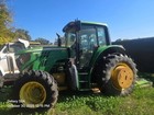 2013 John Deere 6105m 4wd Tractor   Diamond Boom   Flail Mower