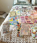 Unused Sticker Lot For Crafts  3257
