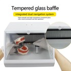 Dental Lab Led Sandblasting Dust-proof Case Dust Collector Vacuum Extractor Box