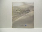 1999 Camaro Chevrolet Gm Car Brochure Vintage Auto Dealer