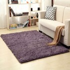 Fluffy Rugs Anti-skid Shaggy Area Rug Dining Room Carpet Floor Mat Home Bedroom