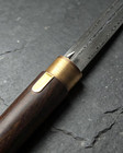 Vintage Dragon Decor Sword Cane   Solid Wood   Aged Brass Display Prop