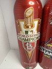 3 Budweiser St  Louis Cardinals World Series  16 Oz  Aluminum    empty Bottles 