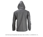 Huk Men s Lightweight Hooded Breaker Jacket Gray Size Xl