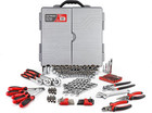 205 Piece Ratchet Wrench Tool Set 1 4    3 8    1 2  Drive With Sae metric Socke