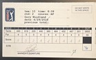 Gary Woodland   Rickie Fowler Signed 2018 Pga Tour Used Golf Scorecard