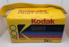 Vintage Kodak Kodacolor Gold 400 Film Vinyl Cooler Camera Case Bag With Strap Vg