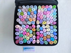 Ohuhu 120 Pale Colors Markers Set Dual Tip Fine   Bold Sketch Solid From Japan