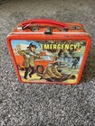Vintage Rare 1973 Emergency Metal Lunch Box  no Thermos  Aladdin 