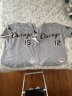 Roberto Hof Sandy Alomar Brothers 2003 White Sox Game Worn Used Signed Jerseys