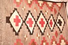 Antique Large Navajo Historic Rug Native American Indian Weaving 53x36 Textile