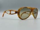 Vintage Sunglasses Amber  Frames Glasses Mod Aviator Frames