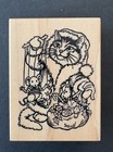 Christmas Psx Cat Santa Marionette Mouse Funny Toy Rubber Stamp F1371