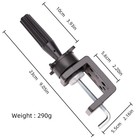 Wig Mannequin Head Stand For Table  Human Hair Small Bracket  Black 