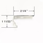 Graber bali Crystal Pleat Cordless Cellular Shade Bracket Metal Qty 4   Extras