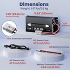 Timeusb 14 6v 40a Smart Lifepo4 Battery Charger Led Fast Charging -excellent