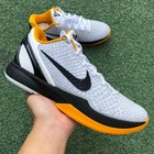 Cw2190-100 Zoom Kobe 6 Protro  white Del Sol  