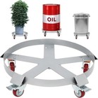 55 Gallon Drum Dolly Heavy Duty Barrel Cart 1000-1250lbs With Swivel Casters