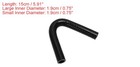 19mm 0 75  135degree Silicone Elbow 4layers Intercooler Heater 150mm
